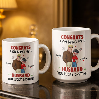 Congrats On Being My Husband, Hearts and Couple Design