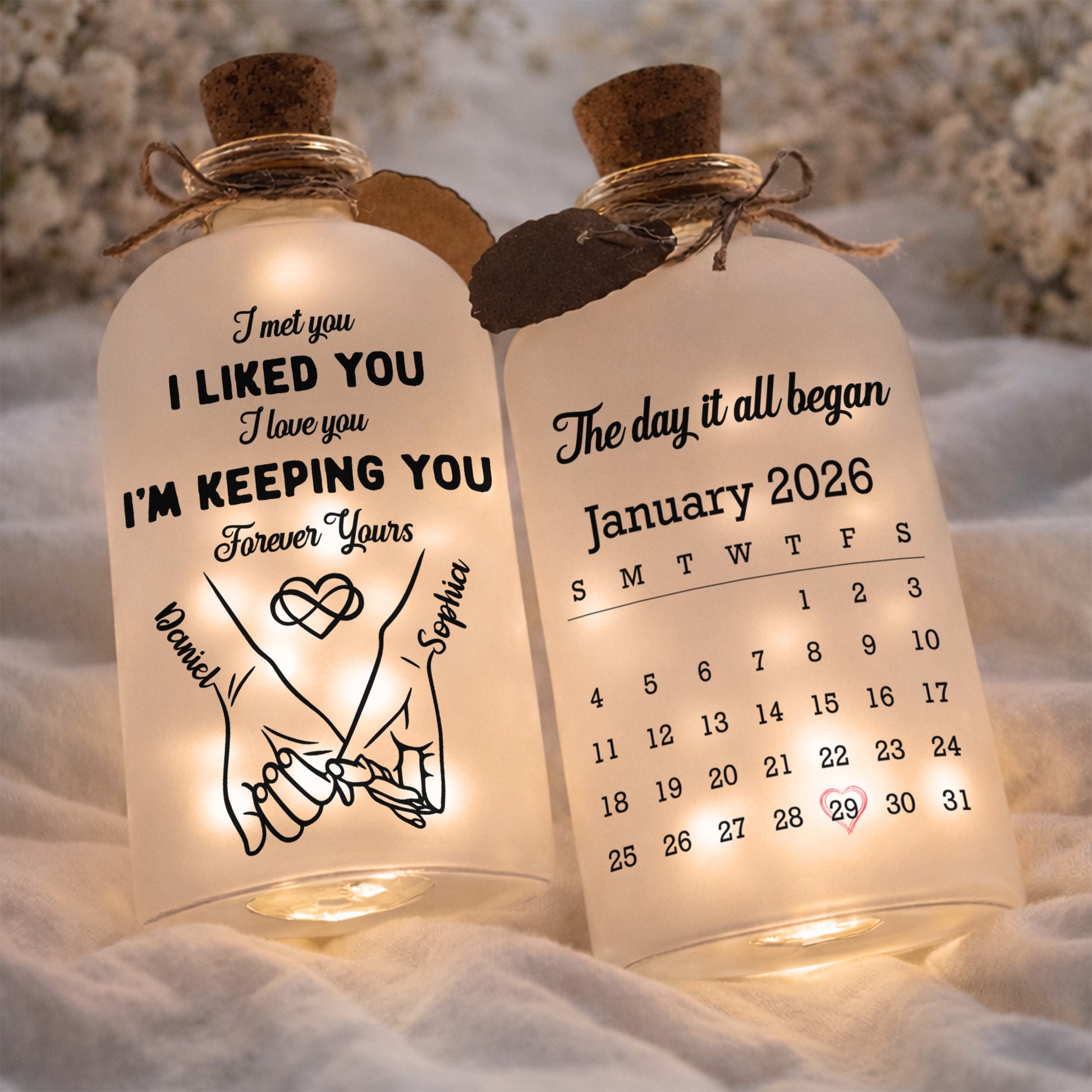 I Met You I Liked You Holding Hands And Calendar