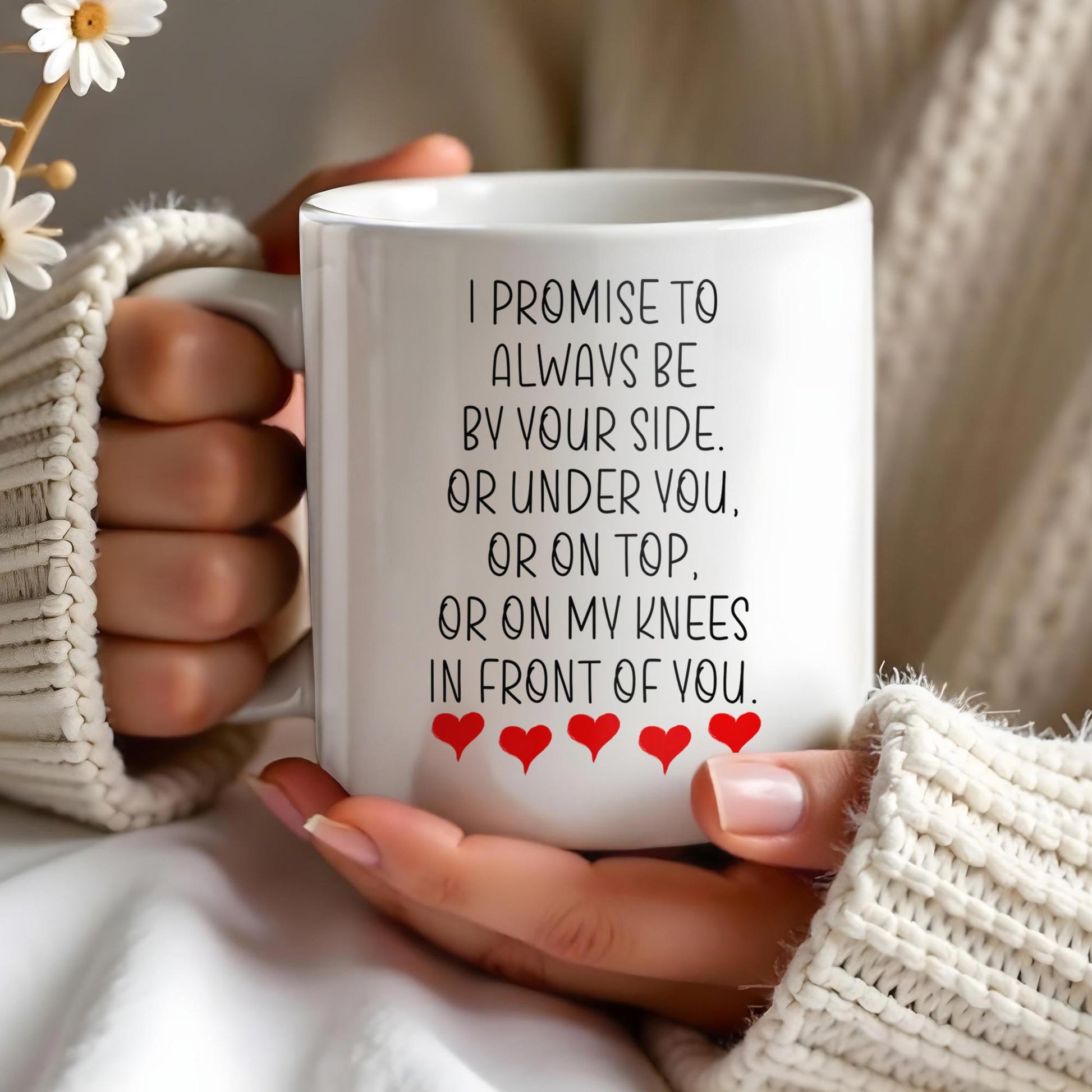 Promise To Always Be By Your Side Romantic Hearts Design