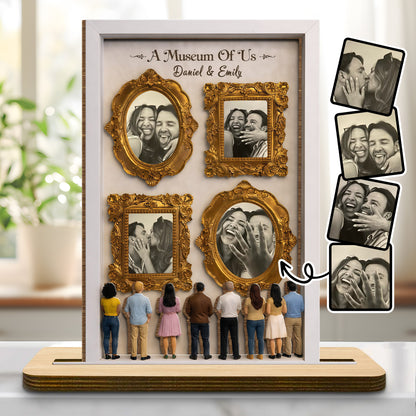 A Museum Of Us, Framed Photos In Gold Frames