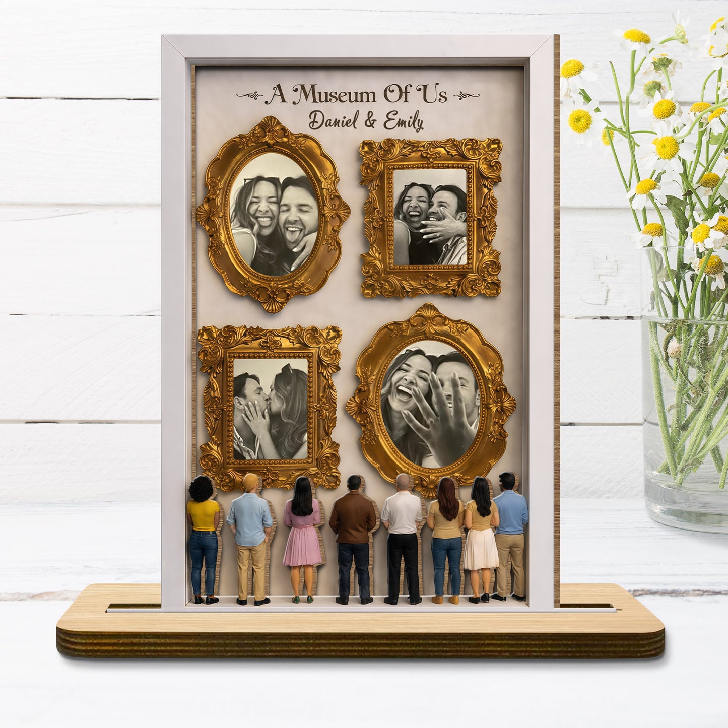 A Museum Of Us, Framed Photos In Gold Frames