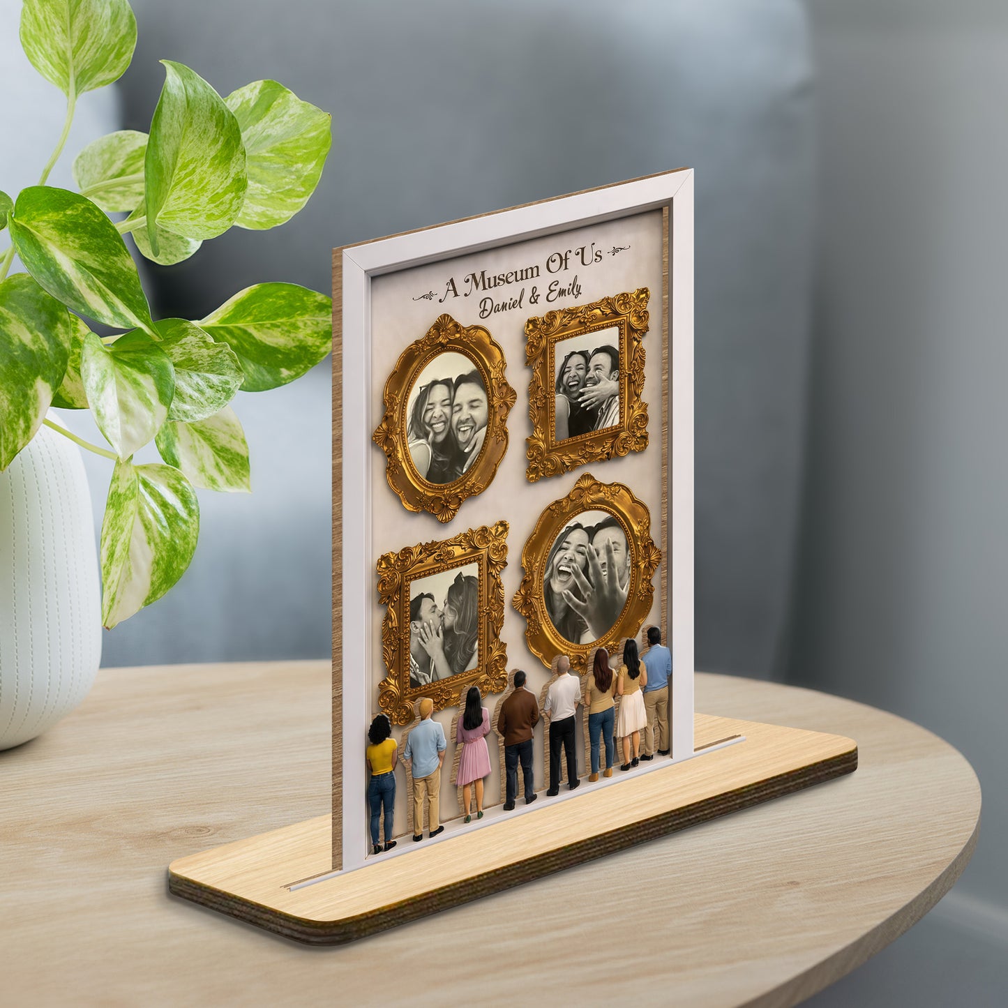 A Museum Of Us, Framed Photos In Gold Frames