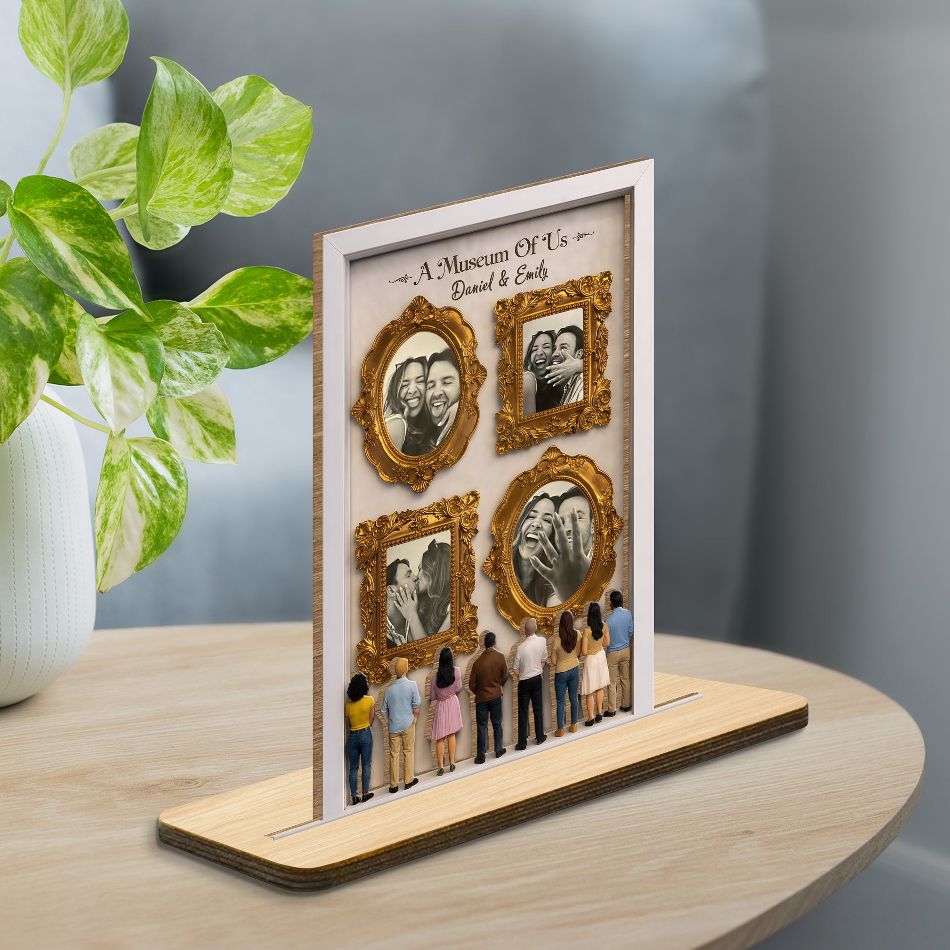 A Museum Of Us, Framed Photos In Gold Frames