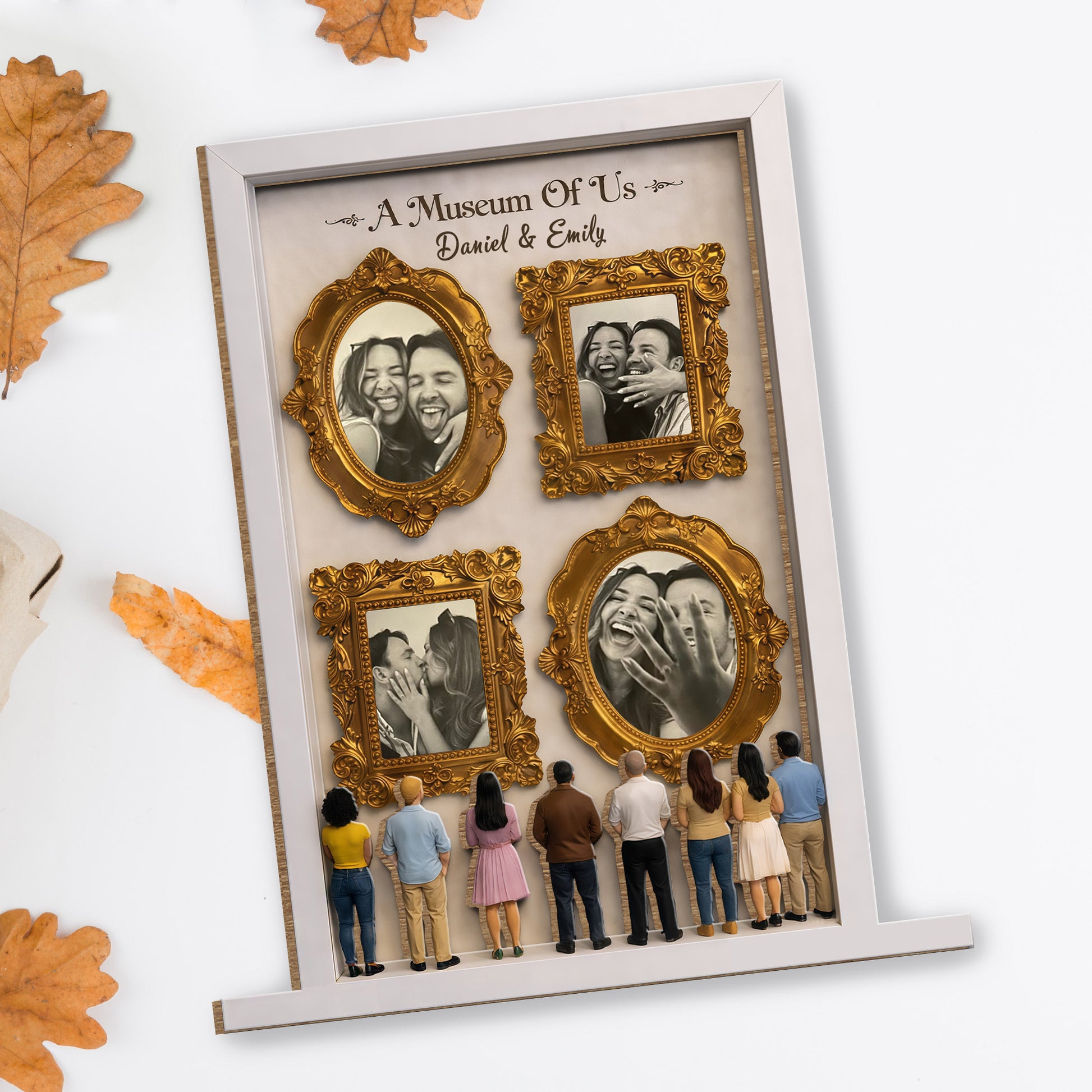 A Museum Of Us, Framed Photos In Gold Frames