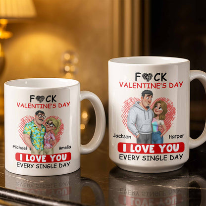 I Love You Every Single Day, Couple and Heart Design