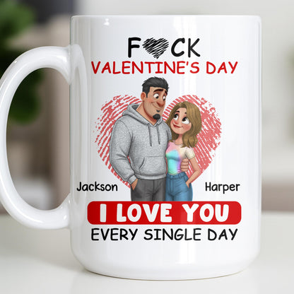 I Love You Every Single Day, Couple and Heart Design