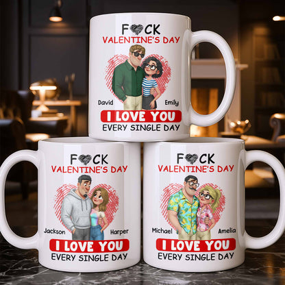 I Love You Every Single Day, Couple and Heart Design
