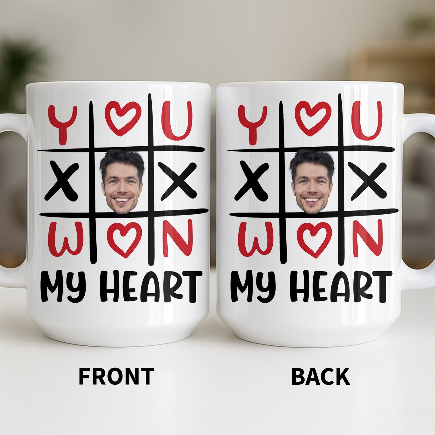 You Won My Heart With Tic-Tac-Toe And Hearts