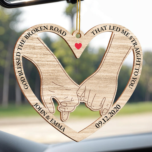 God Blessed The Broken Road That Led Me Straight To You Ornament