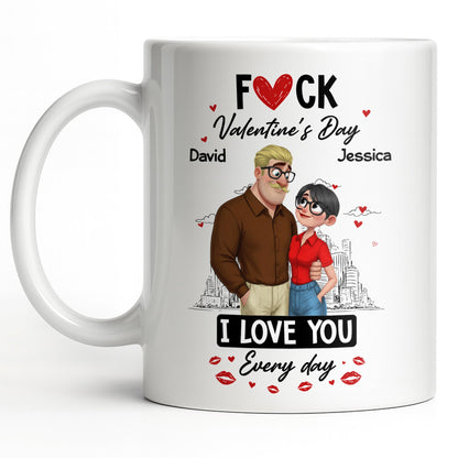 I Love You Every Day Hearts And Lip Prints