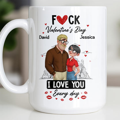 I Love You Every Day Hearts And Lip Prints