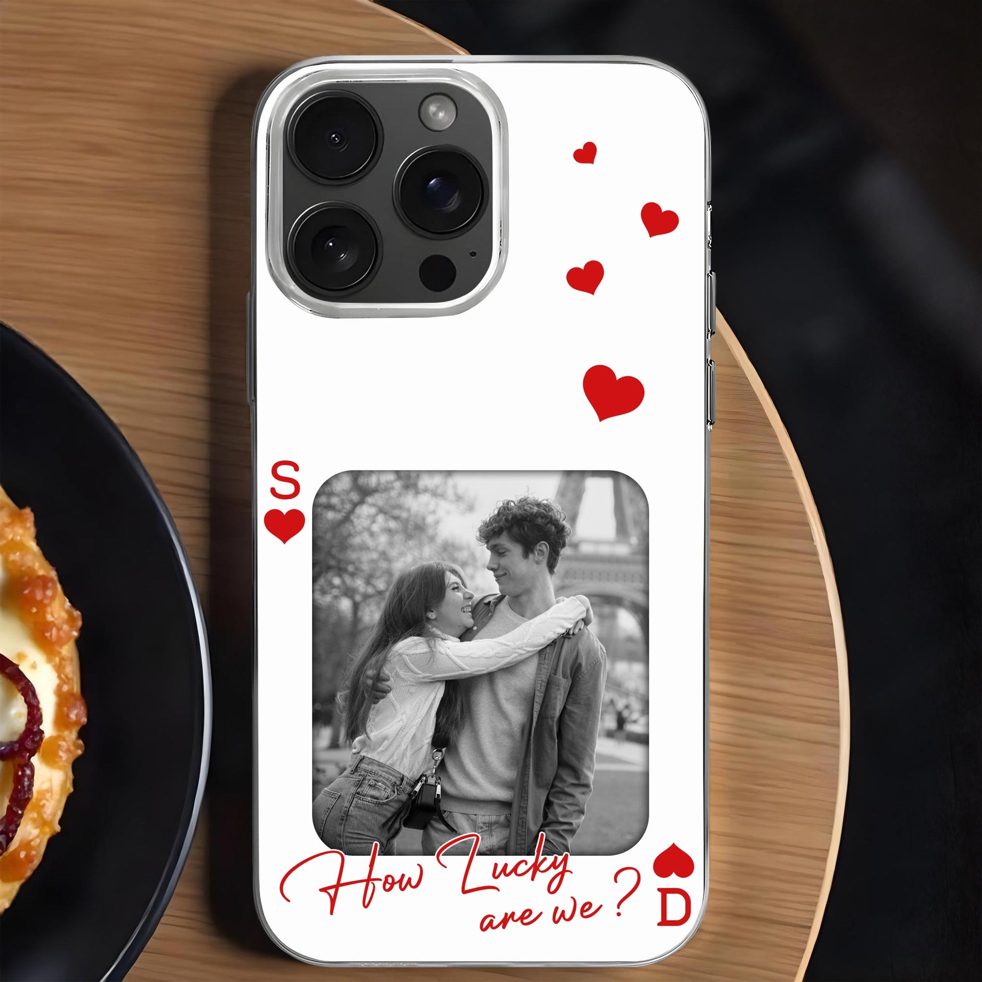 How Lucky Are We With Hearts and Eiffel Tower