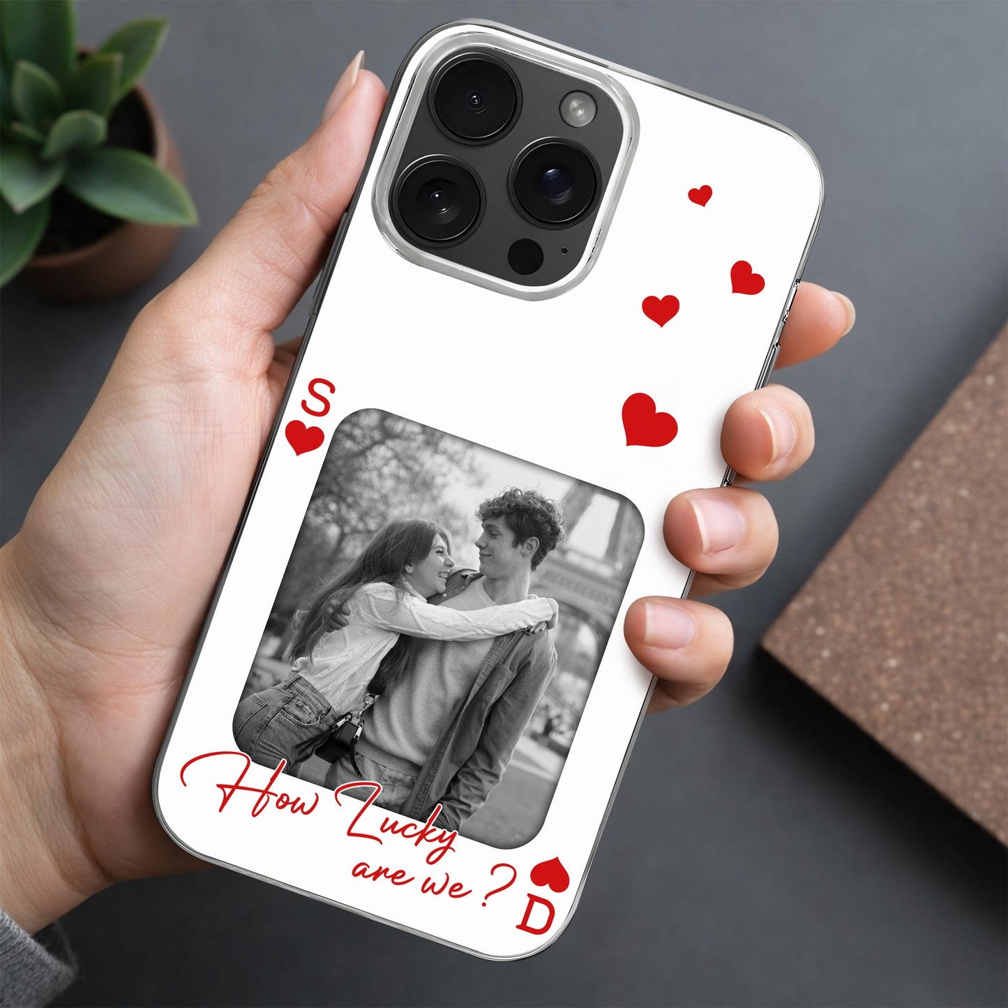 How Lucky Are We With Hearts and Eiffel Tower