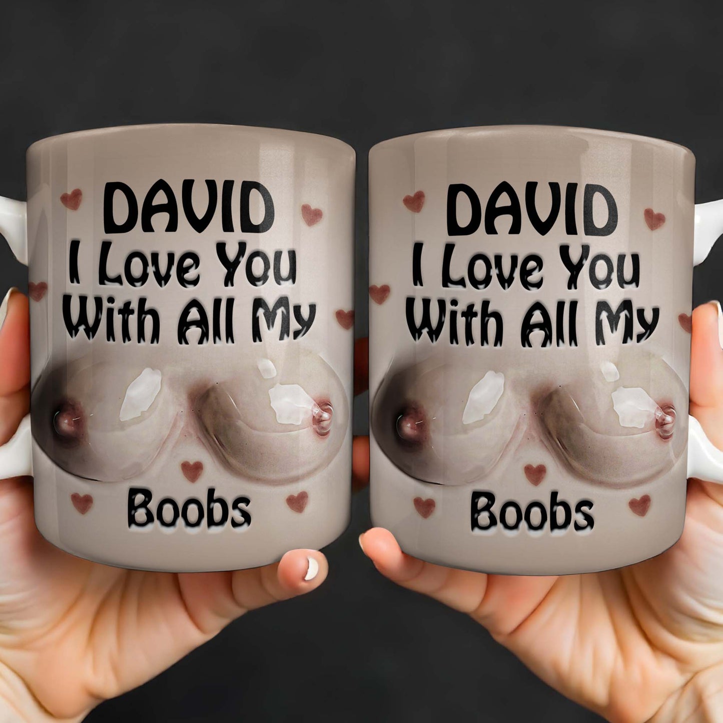 I Love You With All My Heart, Hearts Design