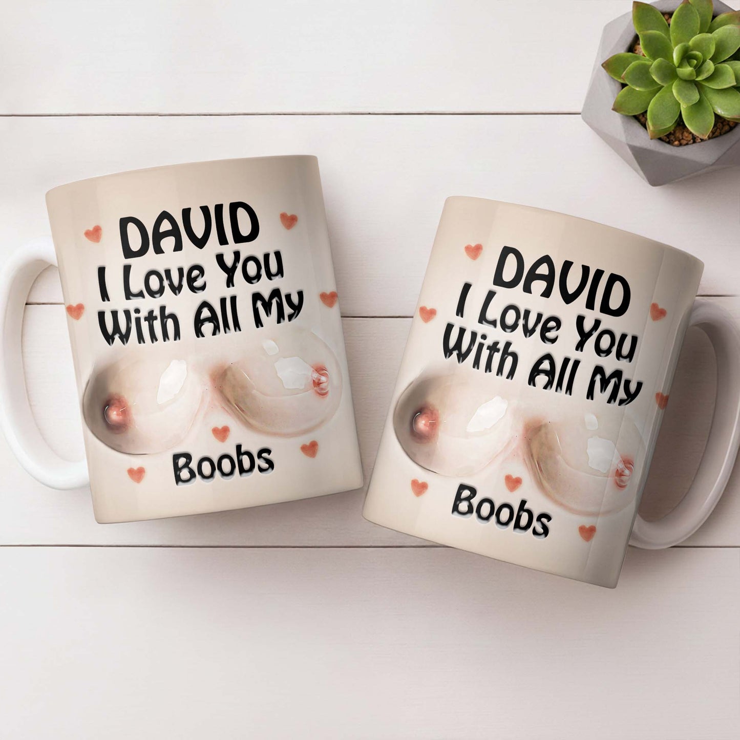 I Love You With All My Heart, Hearts Design