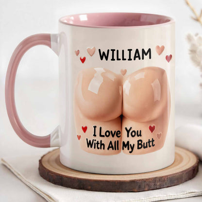 I Love You With All My Butt, Hearts Design