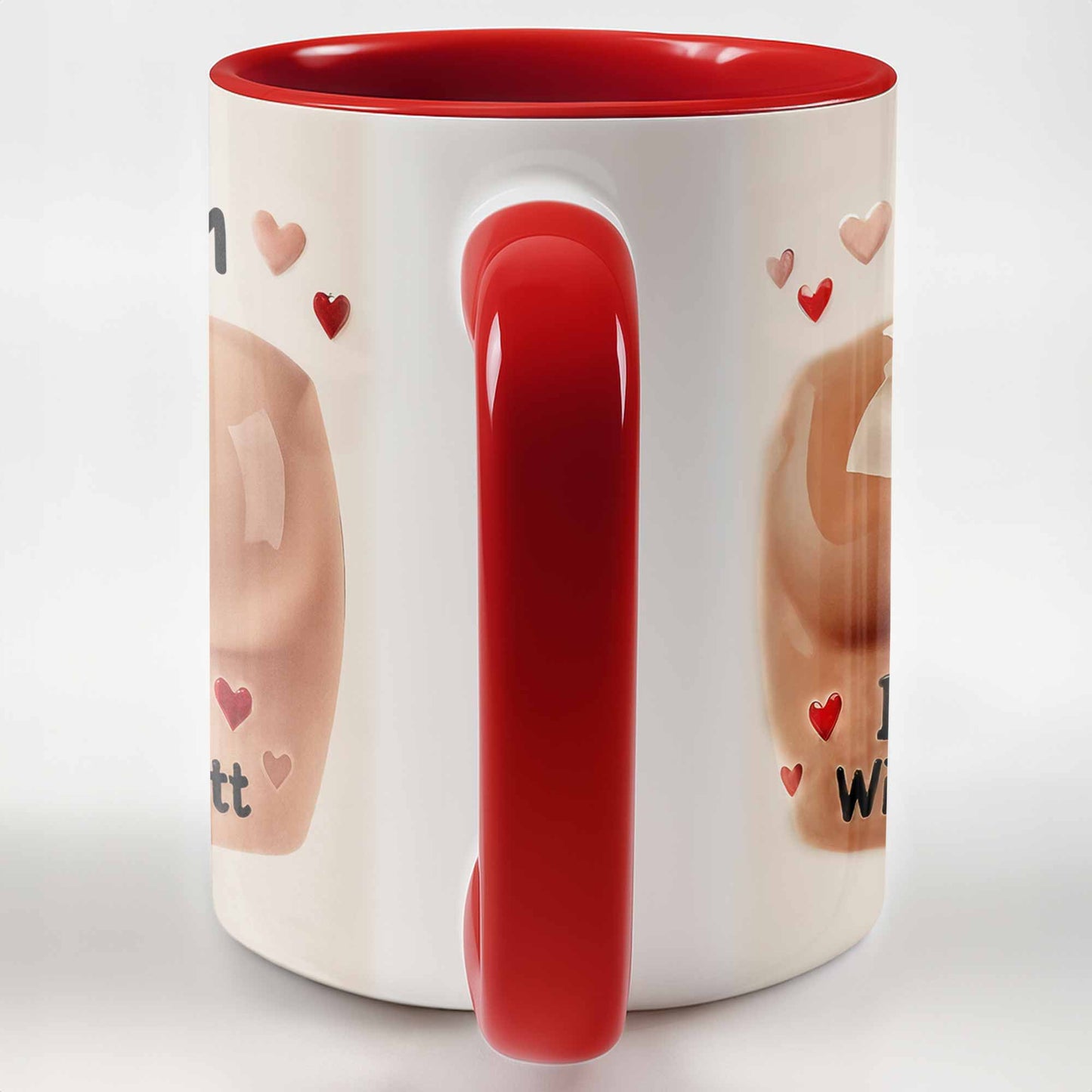 I Love You With All My Butt, Hearts Design