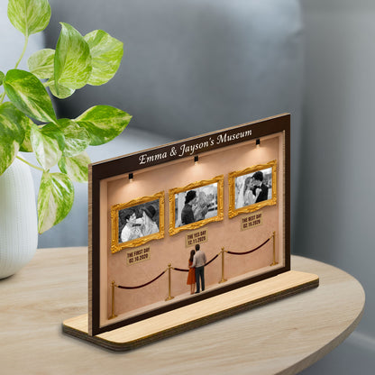 Special Moments and Milestones Museum Style Wood Plaque