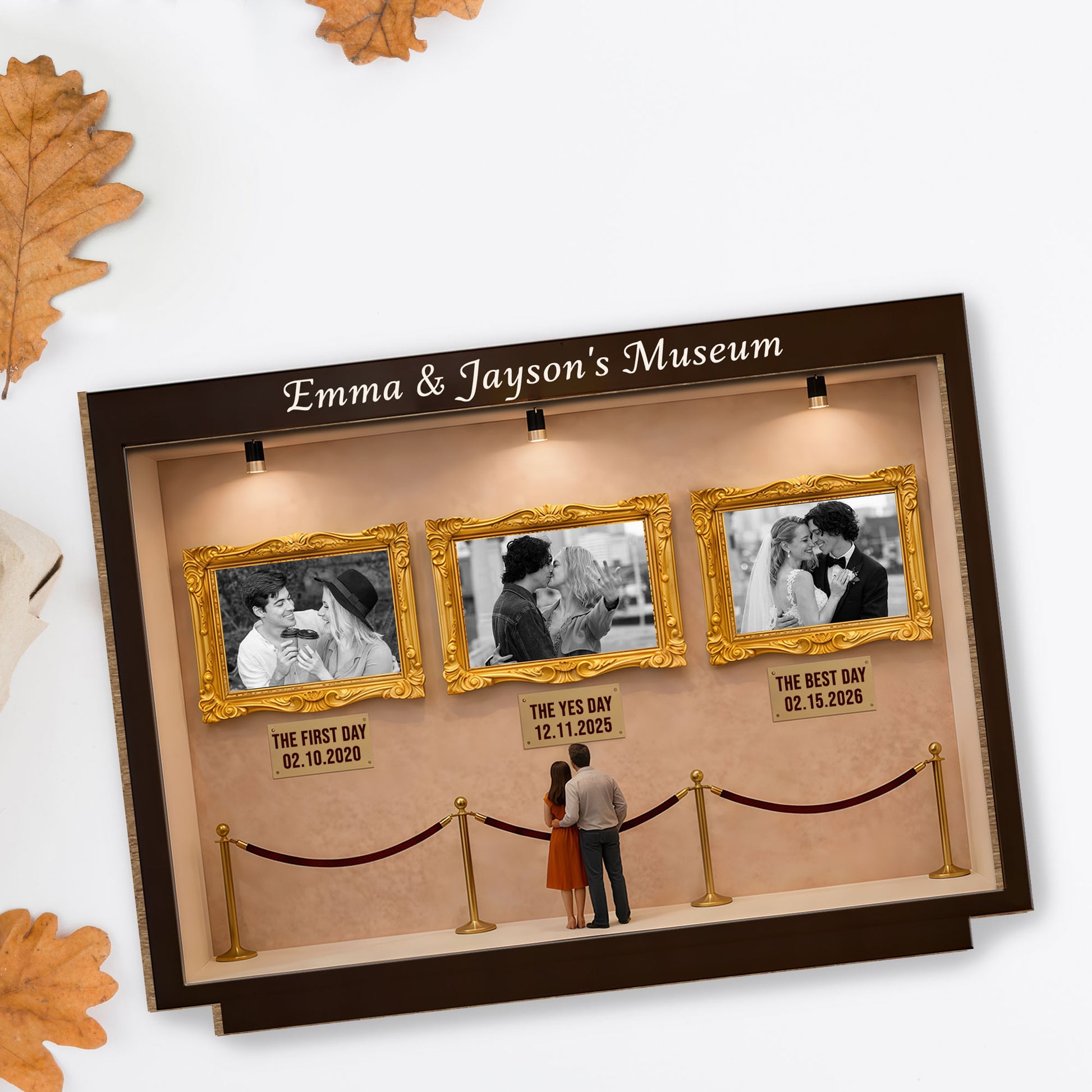 Special Moments and Milestones Museum Style Wood Plaque
