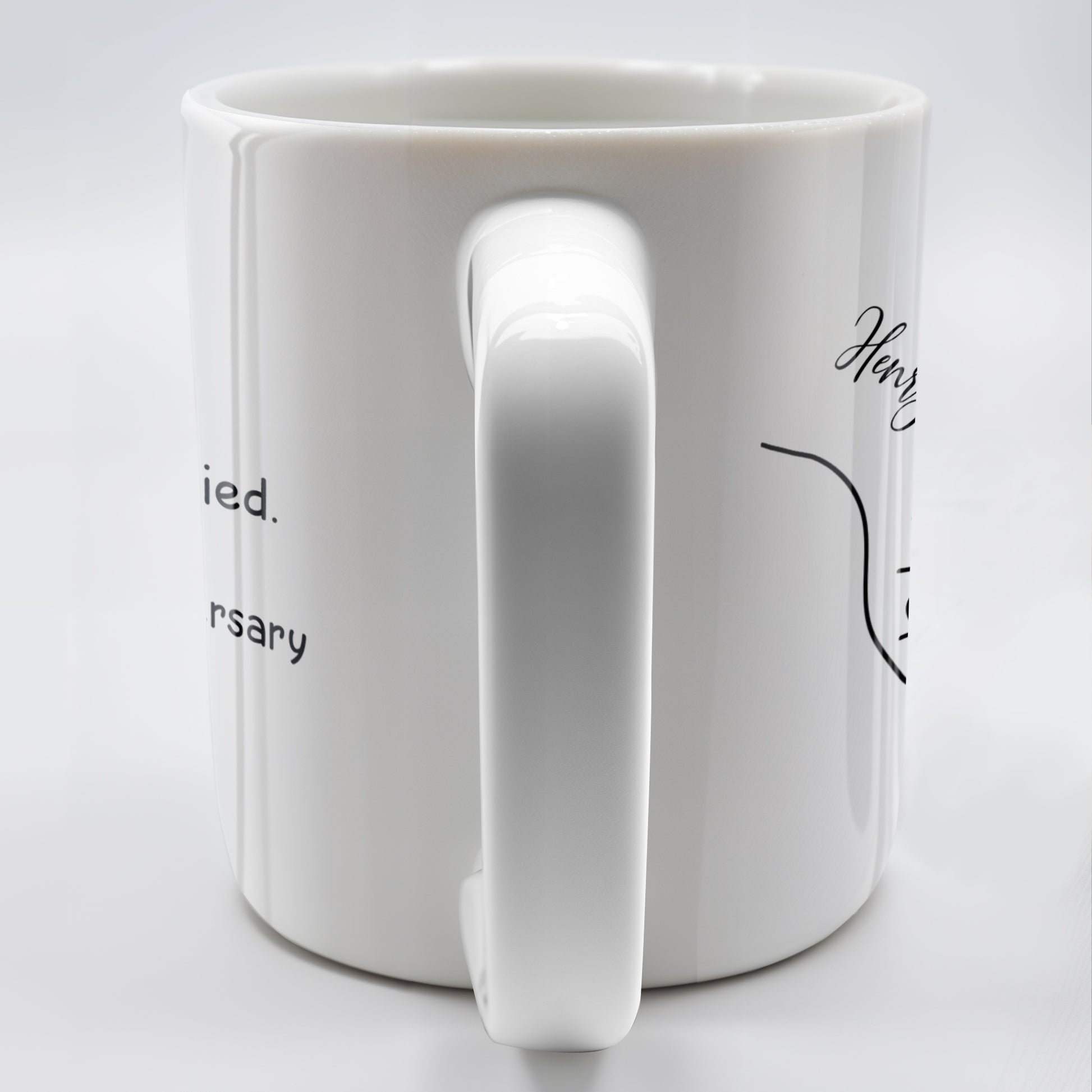Holy Smokes Still Married Happy Anniversary Holding Hands Mug