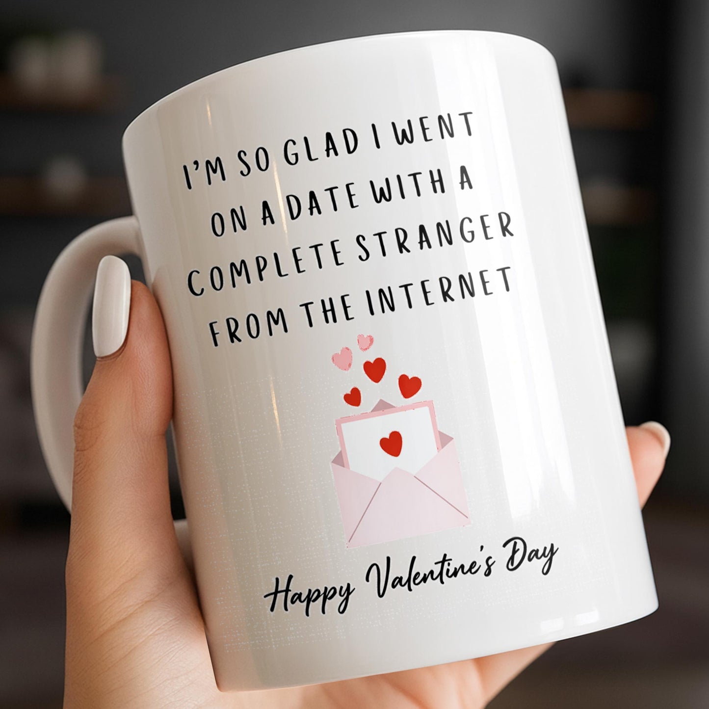 Glad I Went On A Date With A Complete Stranger, Hearts And Cityscape