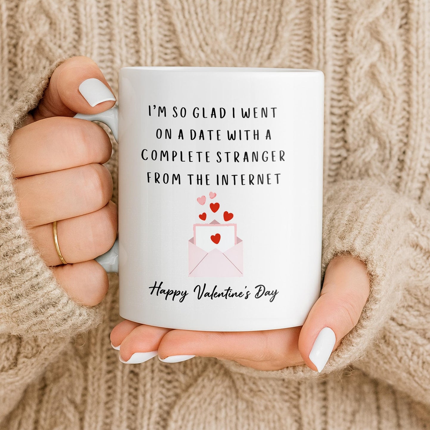 Glad I Went On A Date With A Complete Stranger, Hearts And Cityscape