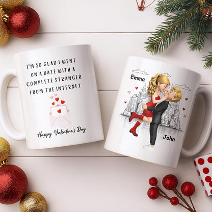 Glad I Went On A Date With A Complete Stranger, Hearts And Cityscape