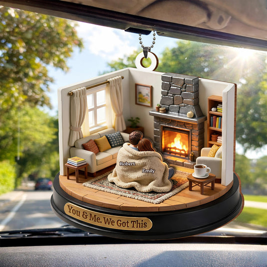 You & Me, We Got This, Cozy Fireplace Scene