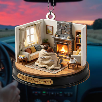 You & Me, We Got This, Cozy Fireplace Scene