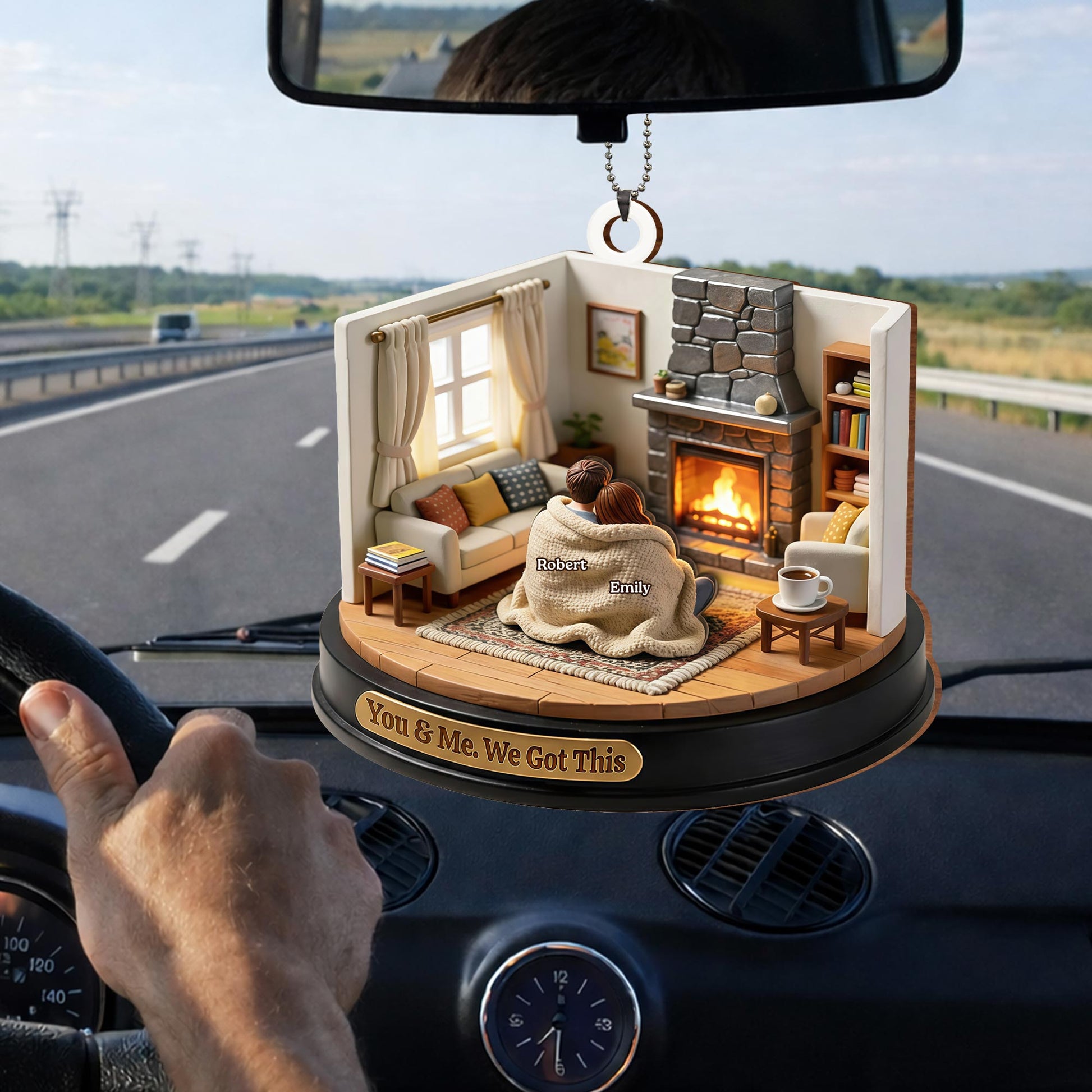 You & Me, We Got This, Cozy Fireplace Scene