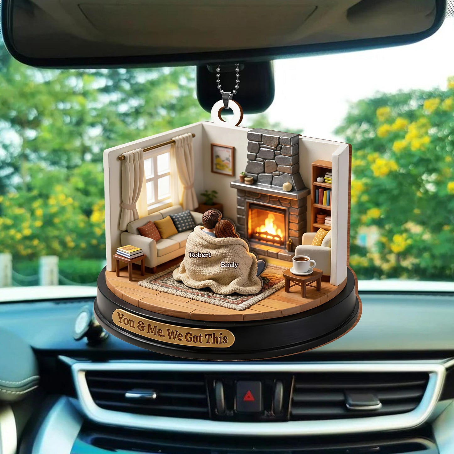 You & Me, We Got This, Cozy Fireplace Scene