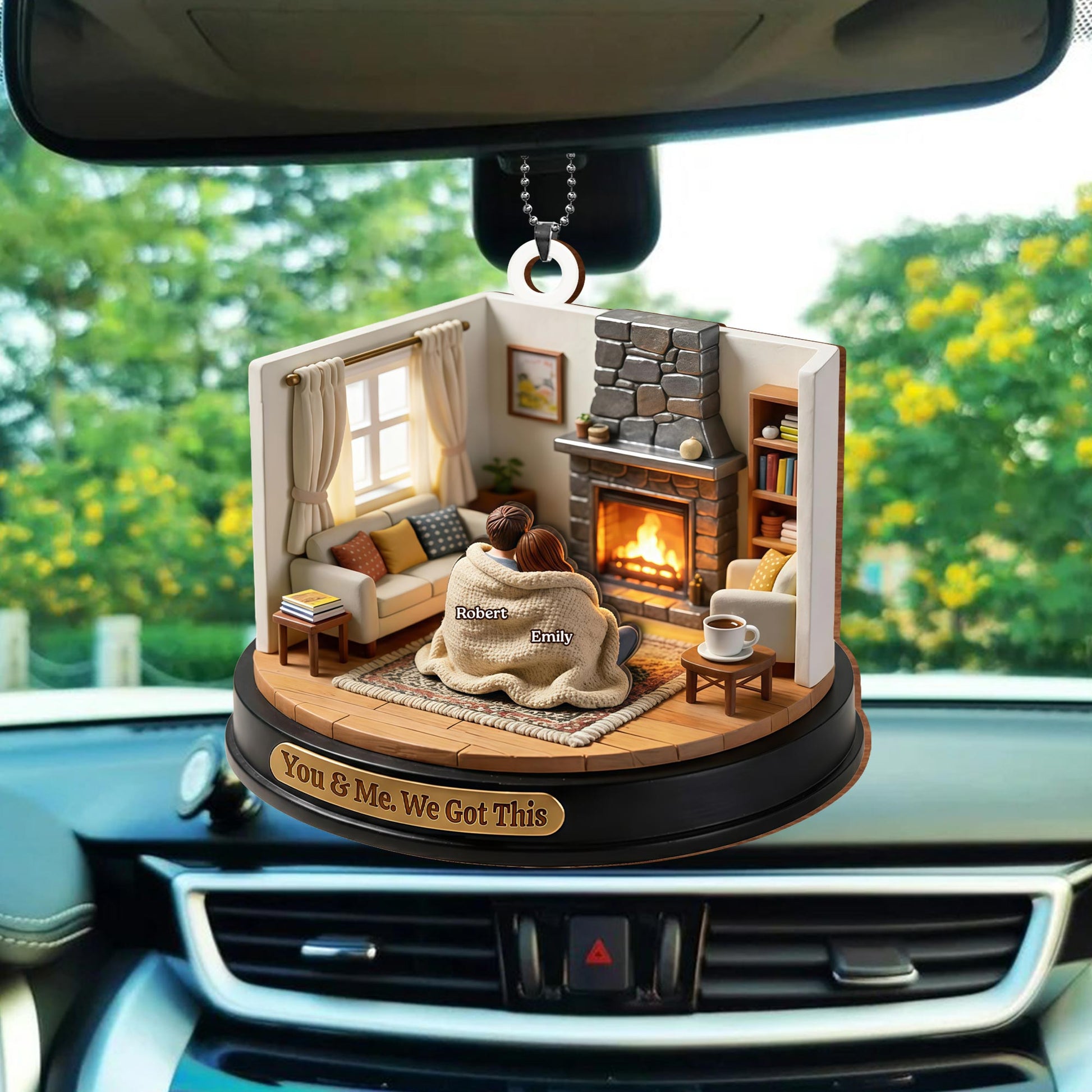 You & Me, We Got This, Cozy Fireplace Scene