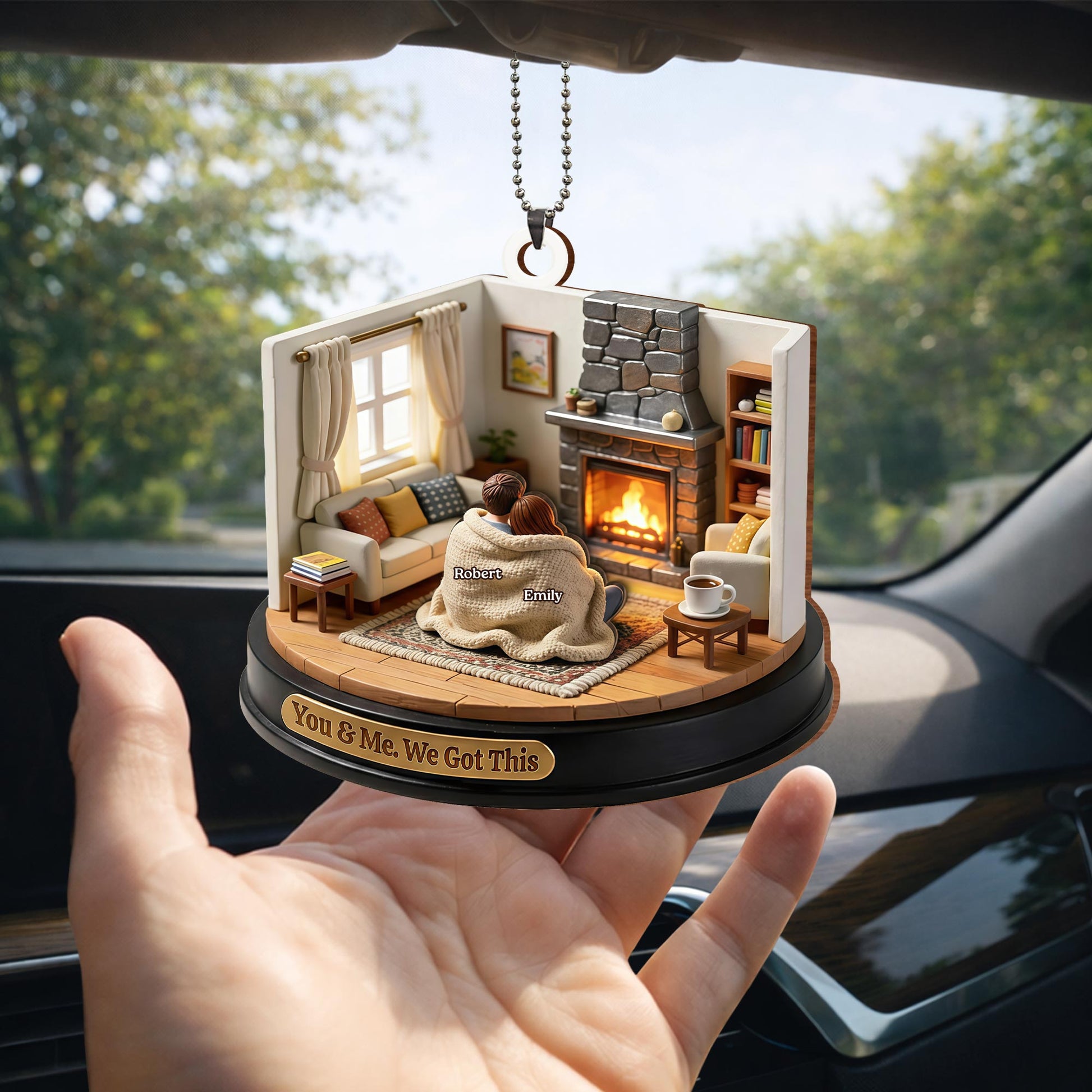 You & Me, We Got This, Cozy Fireplace Scene