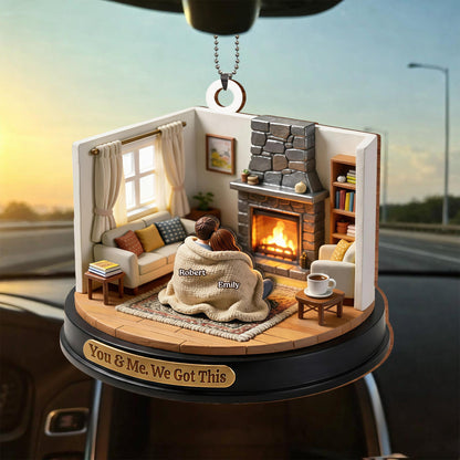 You & Me, We Got This, Cozy Fireplace Scene