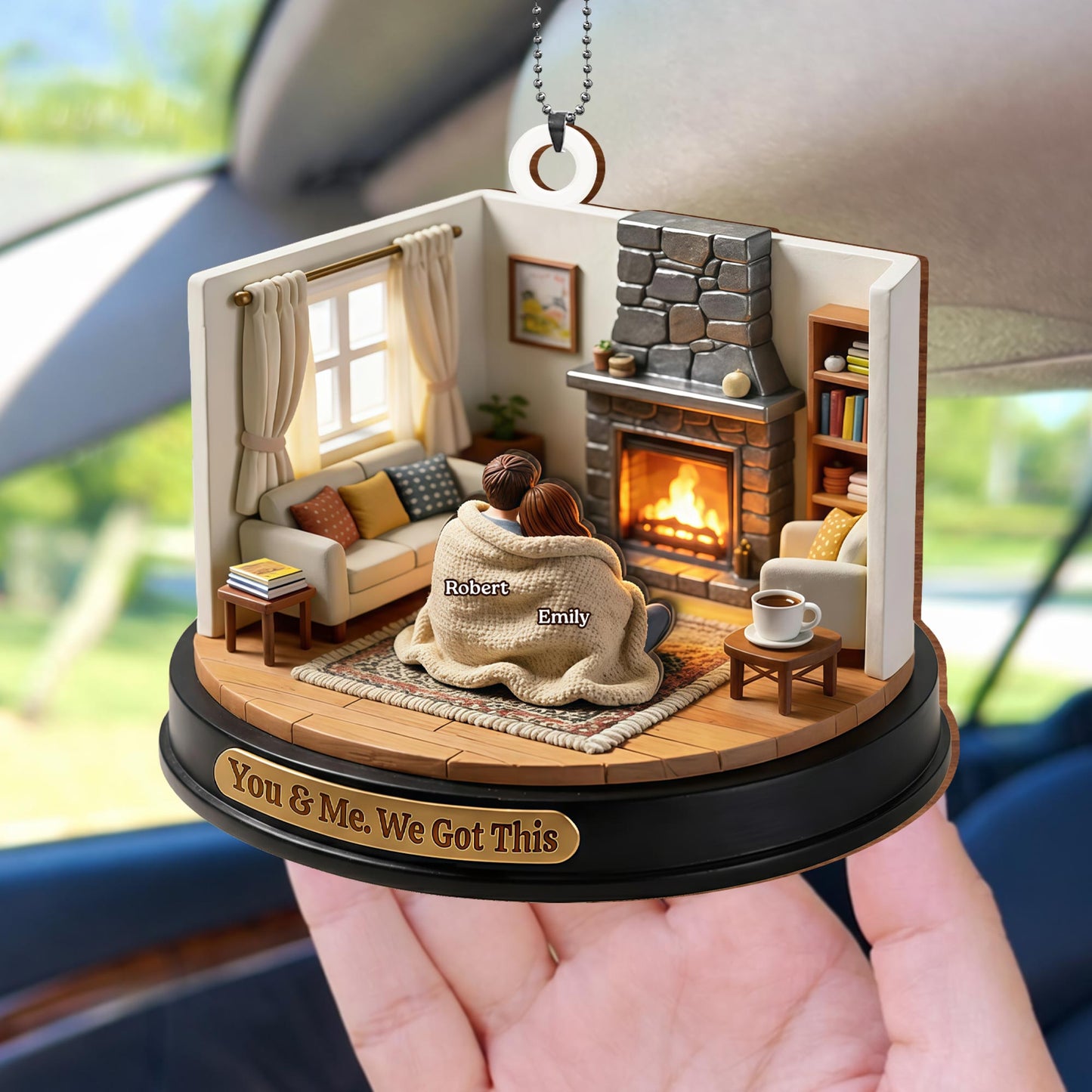 You & Me, We Got This, Cozy Fireplace Scene