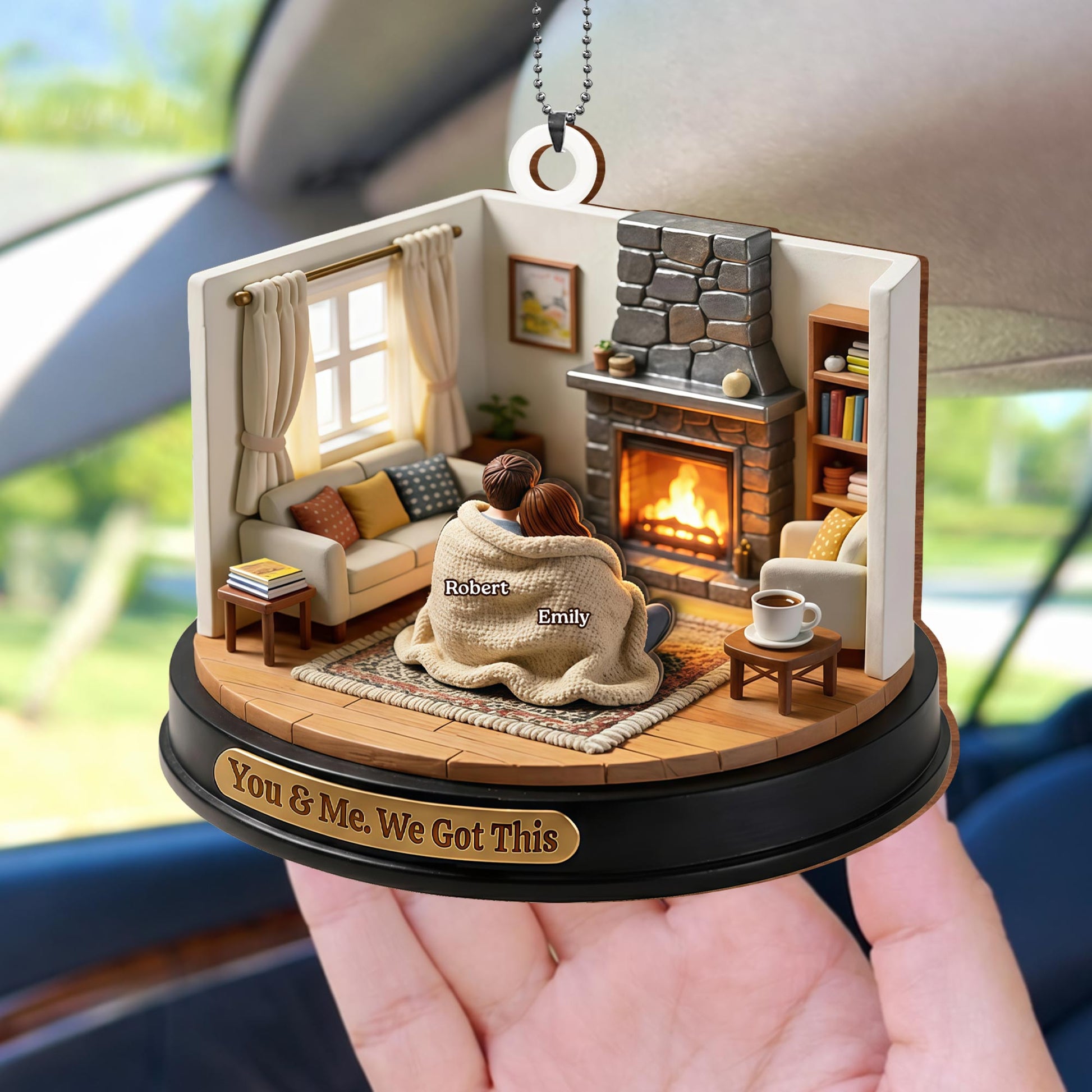 You & Me, We Got This, Cozy Fireplace Scene