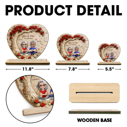 You & Me We Got This Heart Rose Tree Couple