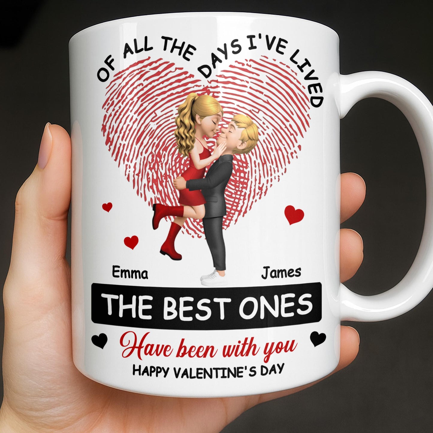 Of All The Days I've Lived, The Best Ones With Heart And Couple