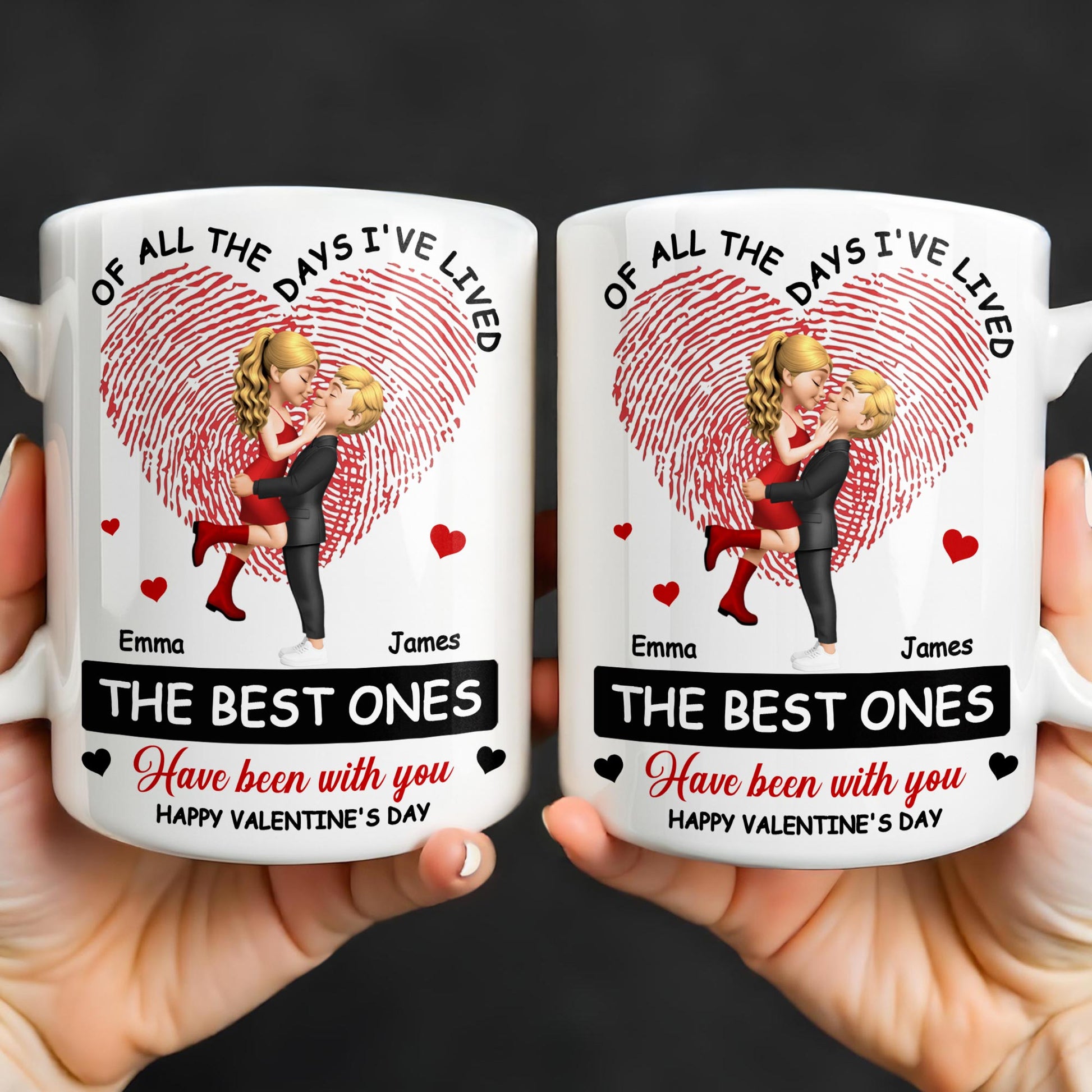 Of All The Days I've Lived, The Best Ones With Heart And Couple