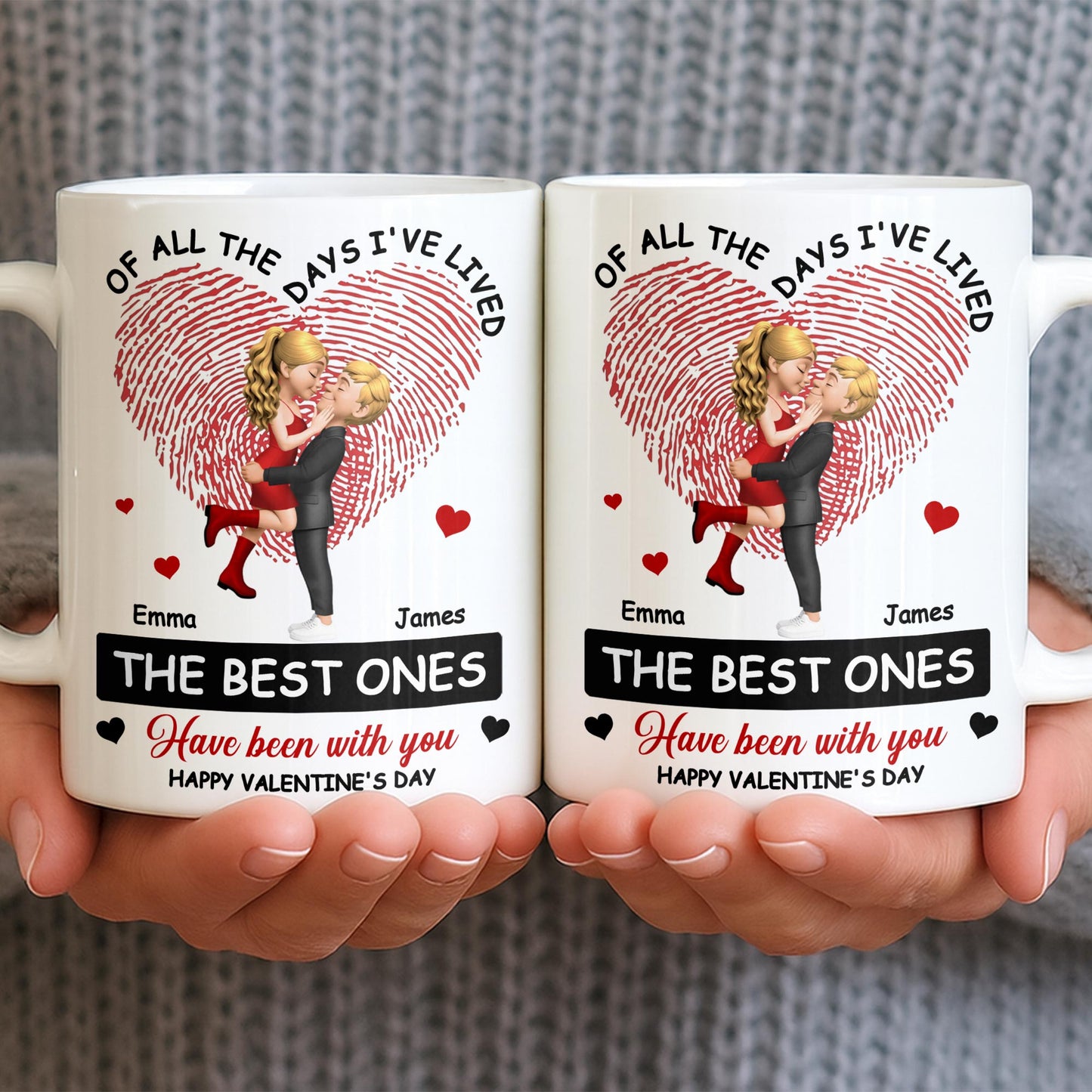 Of All The Days I've Lived, The Best Ones With Heart And Couple