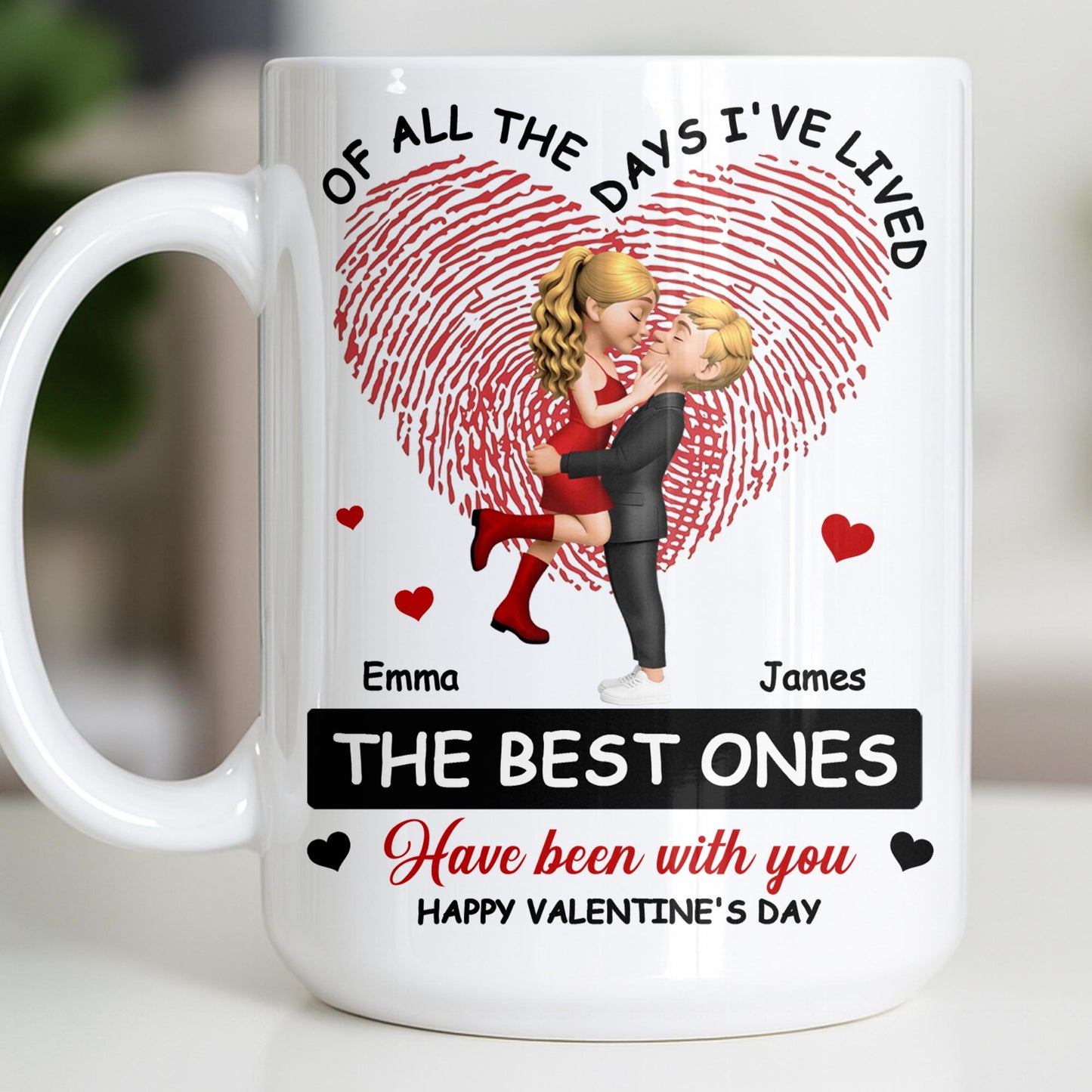 Of All The Days I've Lived, The Best Ones With Heart And Couple