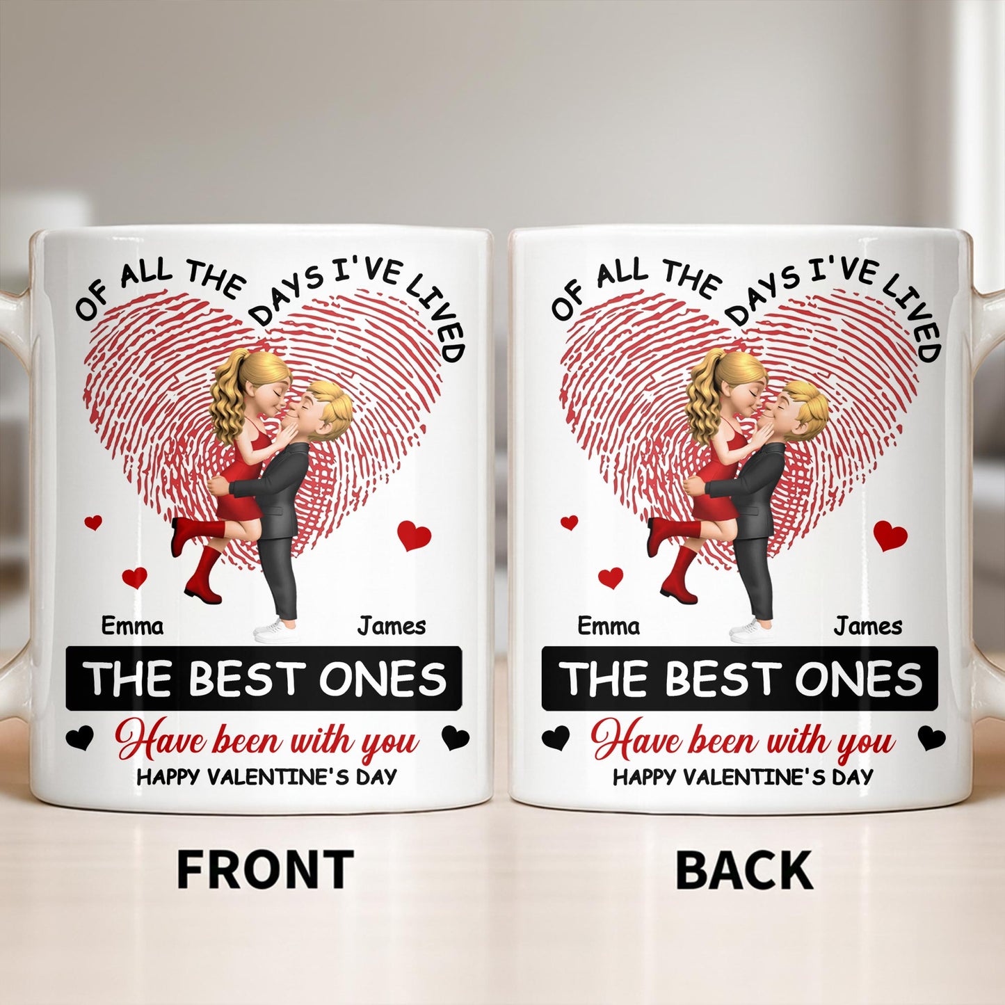 Of All The Days I've Lived, The Best Ones With Heart And Couple