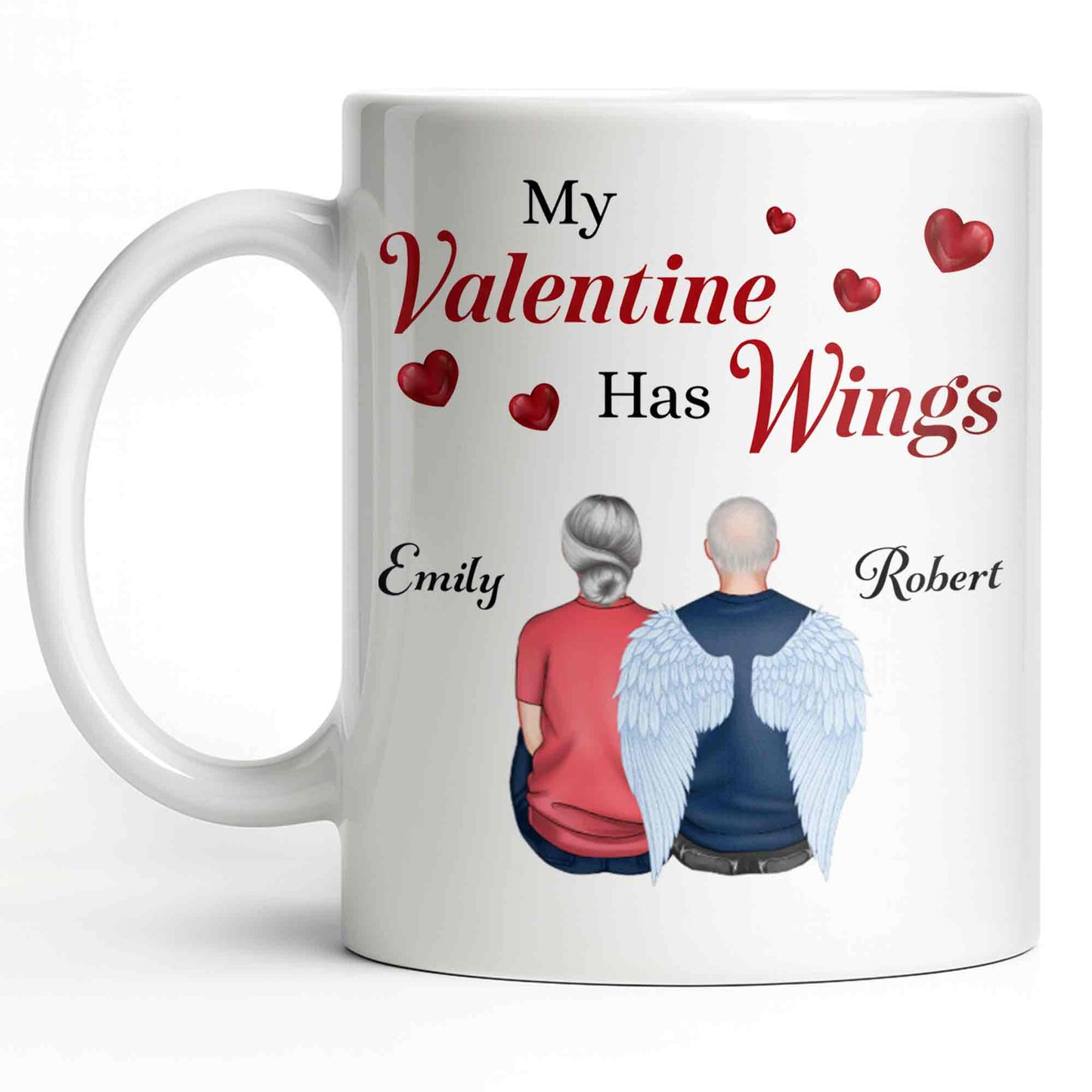 My Valentine Has Wings Angel Wings Design