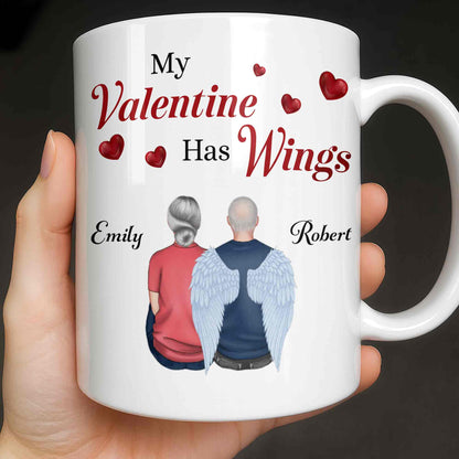 My Valentine Has Wings Angel Wings Design