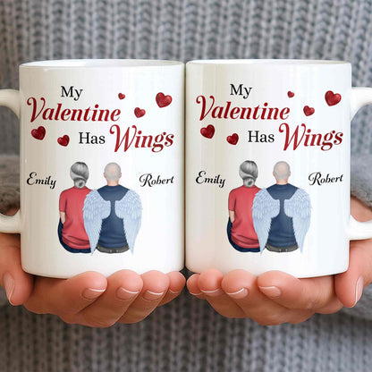 My Valentine Has Wings Angel Wings Design