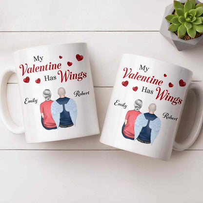 My Valentine Has Wings Angel Wings Design