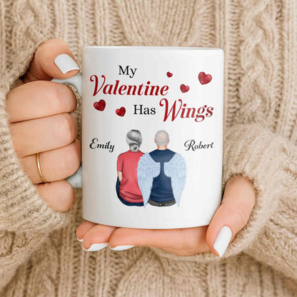 My Valentine Has Wings Angel Wings Design