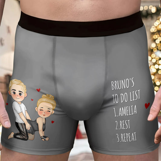 To Do List Me Rest Repeat Funny Couple Hearts