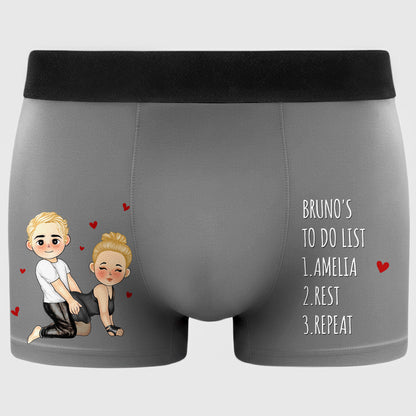 To Do List Me Rest Repeat Funny Couple Hearts