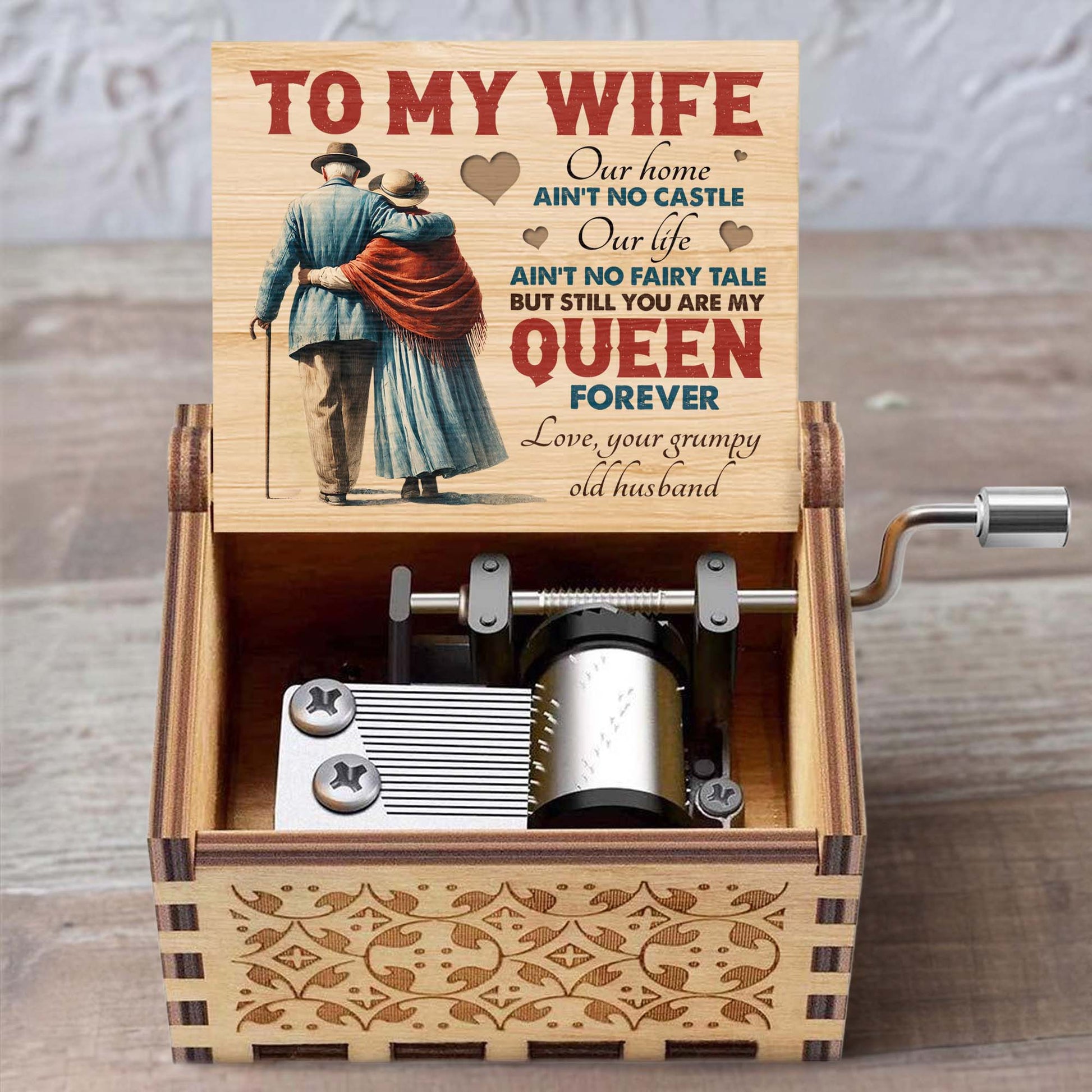 To My Wife Our Home Ain't No Castle But You Are My Queen Forever